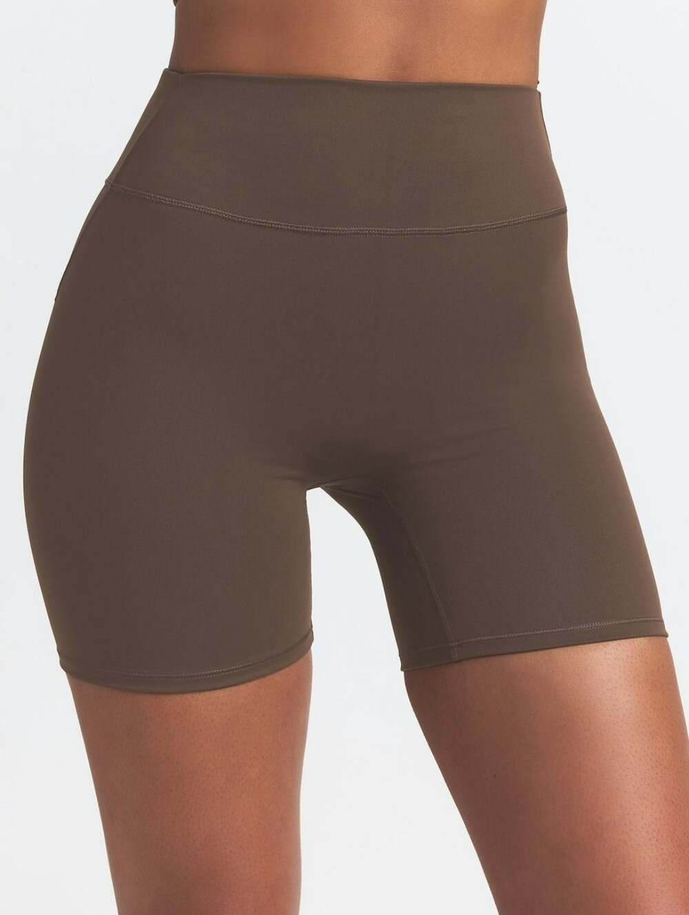 Skims X Nike Matte 5 Inch Biker Shorts BO-BKS-7022W Dark Sepia Size Medium